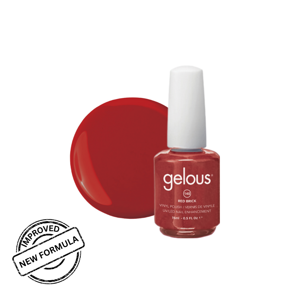 #148 GELOUS VINYL POLISH - RED BRICK 15ML/0.5OZ