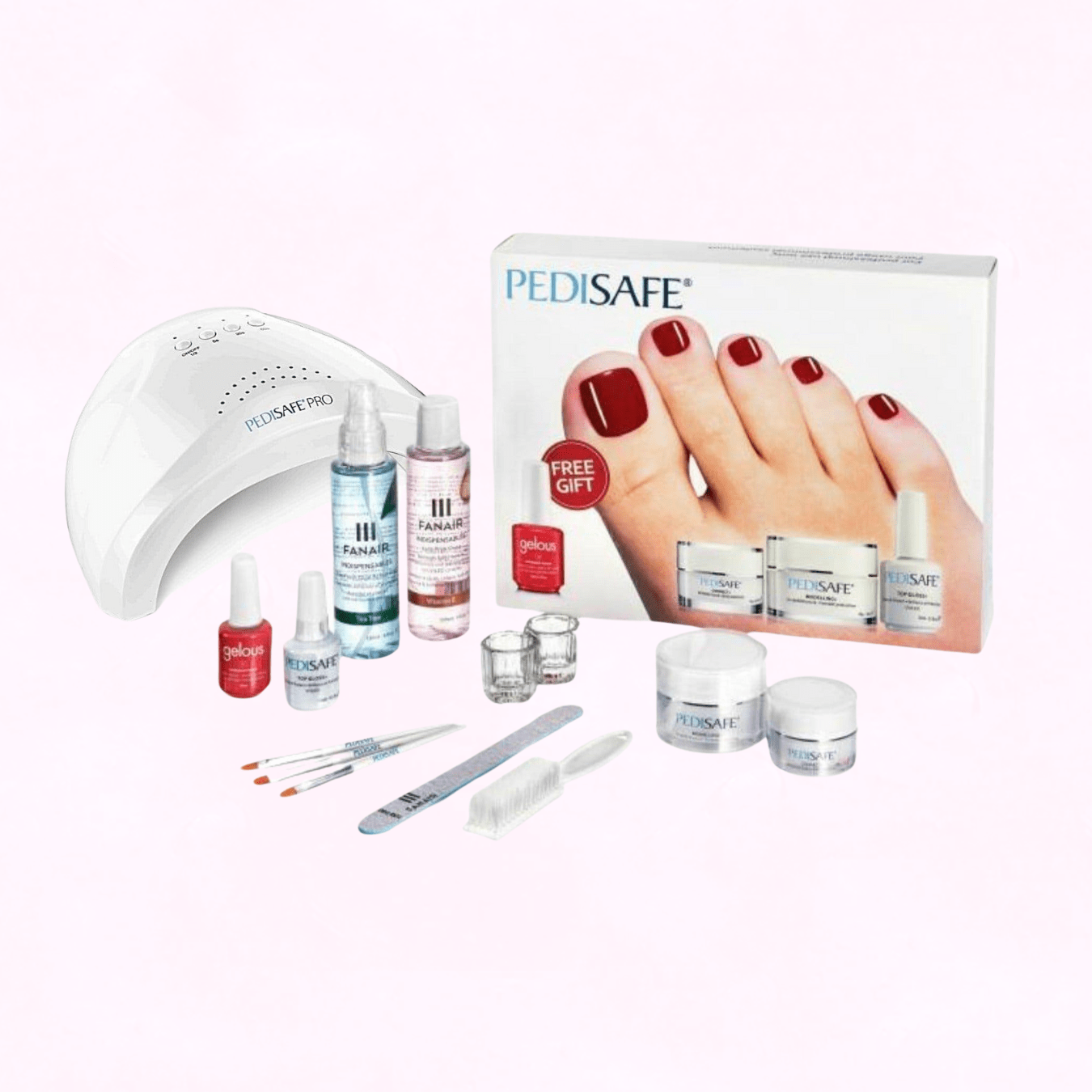 Toenail Reconstruction Kit - Pedisafe Starter Case (Lamp included)