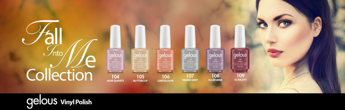 GELOUS VINYL POLISH FALL INTO ME COLLECTION - Fanair Cosmetiques