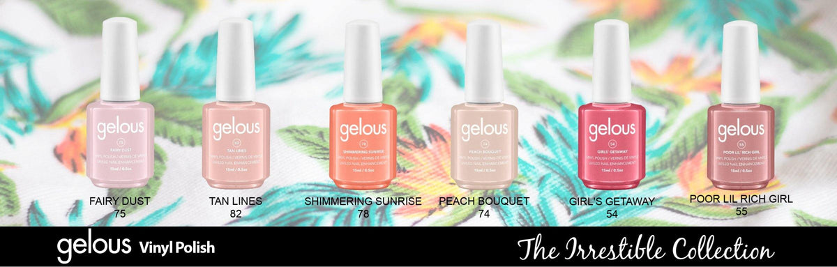 GELOUS VINYL POLISH IRRESISTIBLE COLLECTION - Fanair Cosmetiques