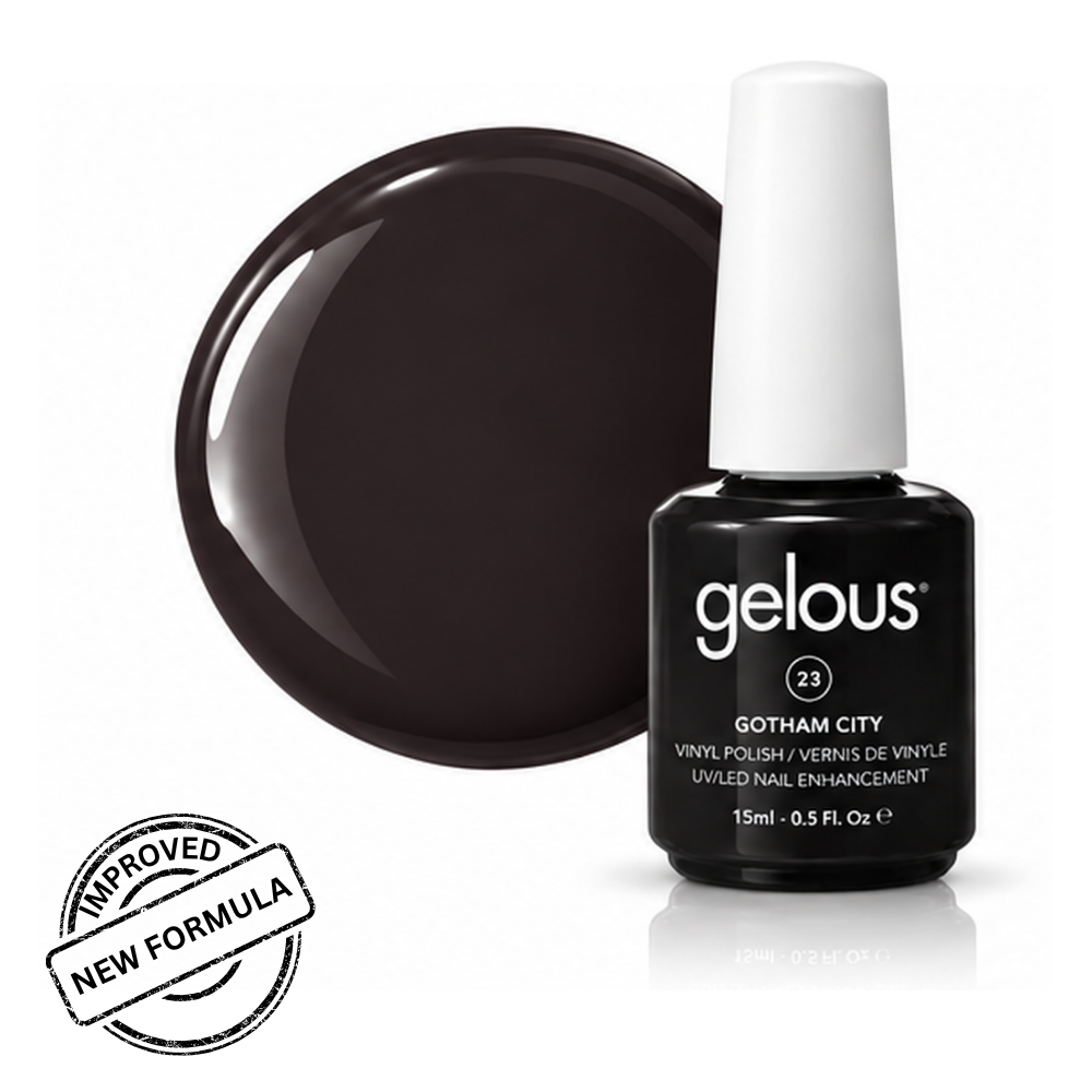 #023 GELOUS VINYL POLISH - GOTHAM CITY 15ML/0.5OZ