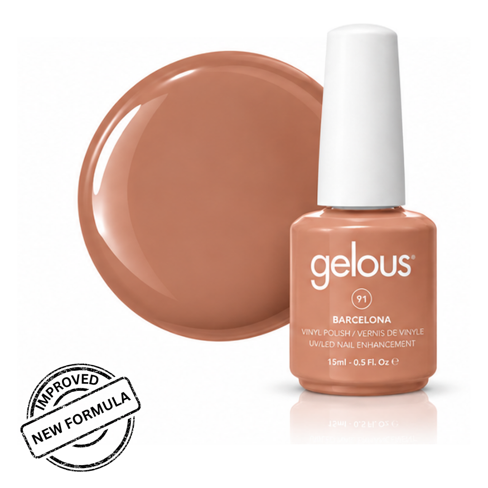 #091 GELOUS VINYL POLISH - BARCELONA 15ML/0.5OZ