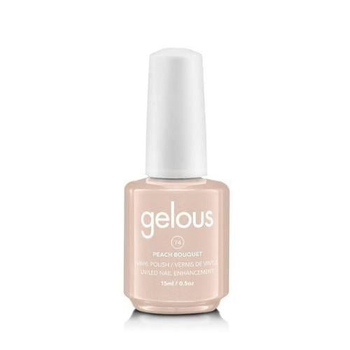 #074 GELOUS VINYL POLISH - PEACH BOUQUET 15ML/0.5OZ