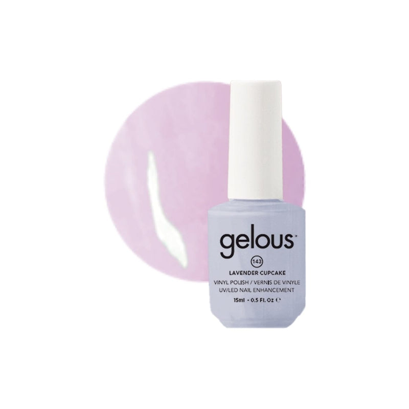 #143 GELOUS VINYL POLISH - LAVENDER CUPCAKE 15ML/0.5OZ