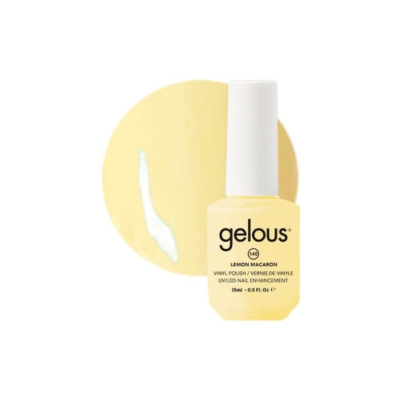 #140 GELOUS VINYL POLISH - LEMON MACARON 15ML/0.5OZ