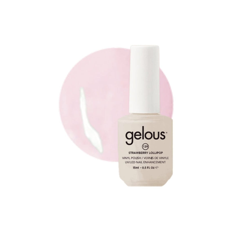 #139 GELOUS VINYL POLISH - STRAWBERRY LOLLIPOP 15ML/0.5OZ