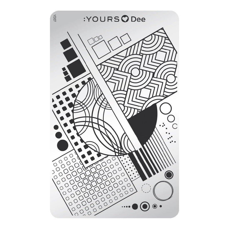 YOURS Loves Dee – Square Stamping Plate - Fanair Cosmetiques