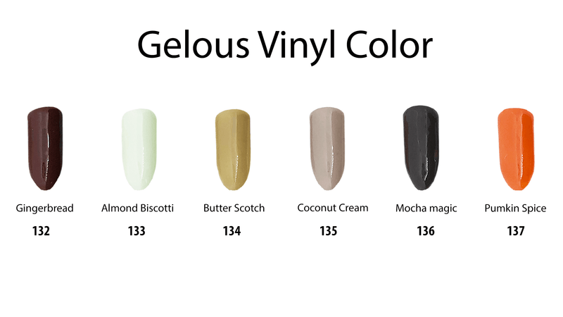 GELOUS VINYL POLISH # 133 ALMOND BISCOTTI 15ML - Fanair Cosmetiques