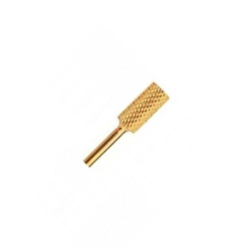 FRAISE CARBIDE CYLINDRIQUE OR (MOYEN) - NAILS ETC