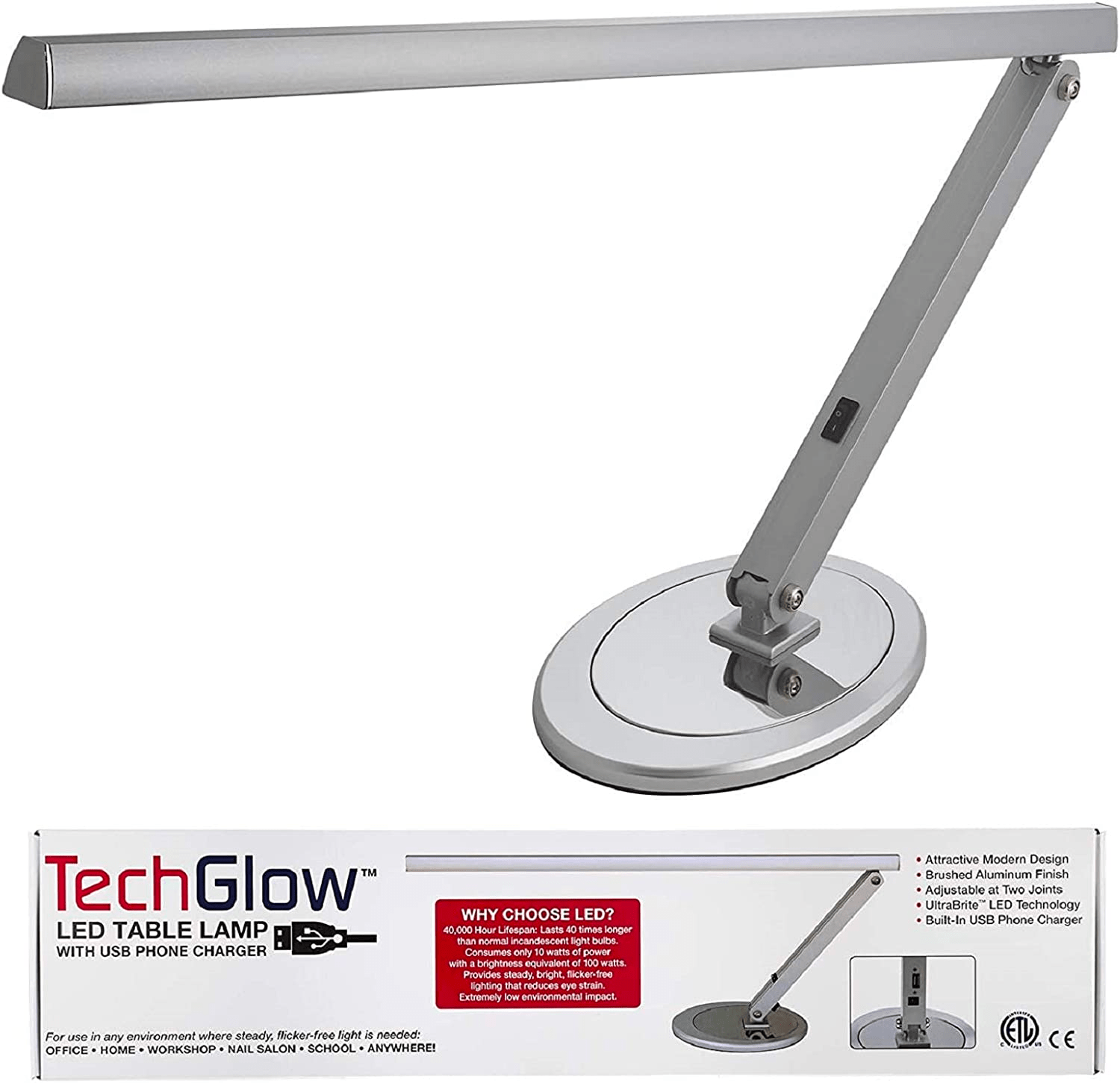 TechGlow Led Table Lamp