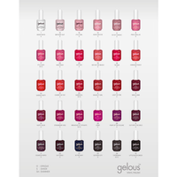 VINYL POLISH COLOUR CHART - NAILS ETC